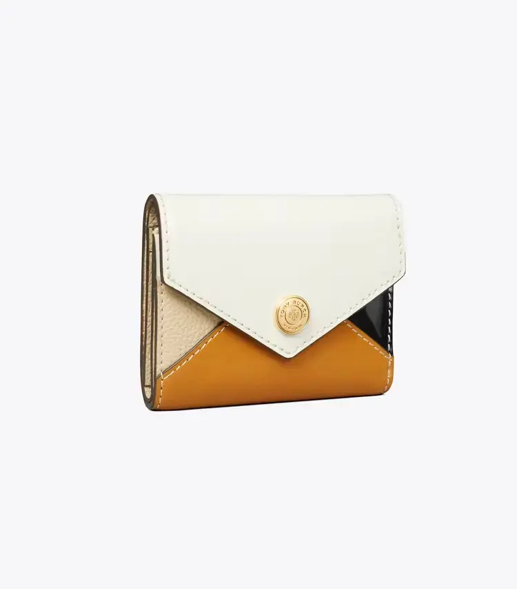 Small Colorblock Envelope Wallet